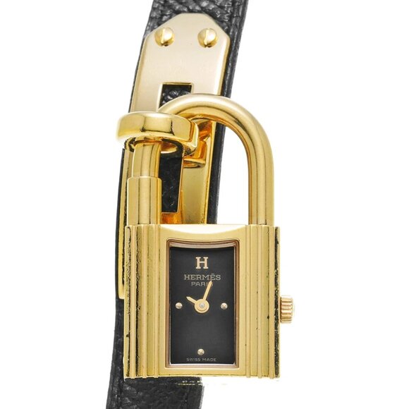 Hermes Accessories - HERMES Kelly watch Black/Noir Ladies Watches quartz Used Ginzo